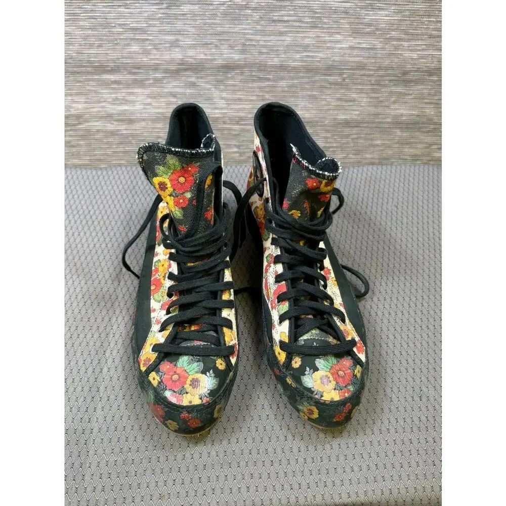 Converse Chuck Taylor All Star Sasha High Floral Bloom 563486C Womens Size 9.5
